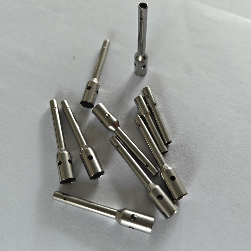 304 stainless steel capillary small diameter precision three-dimensional laser cutting slotting drilling bevel surface polishing